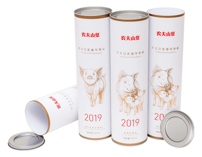 Custom High Quality white Paper Liner Wine Packaging