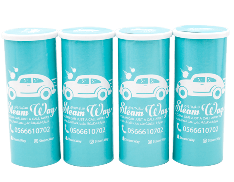 Customized Promotional Round Box Car Tissues