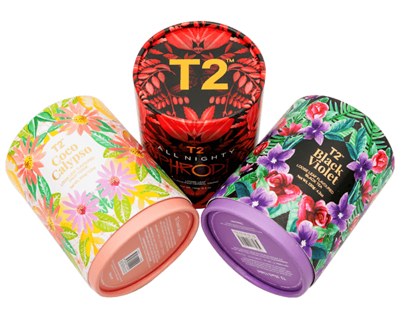 (92.5-95)*125MM Cardboard Paper Tube Round Tea Packaging