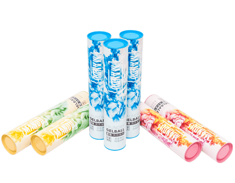 Paper Tube Packaging for Laundry Beads