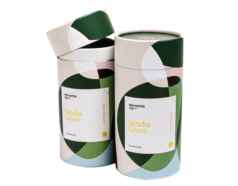 Custom Printed Round Tea Tin Case Coffee Tin Box Packaging Metal Tea Can