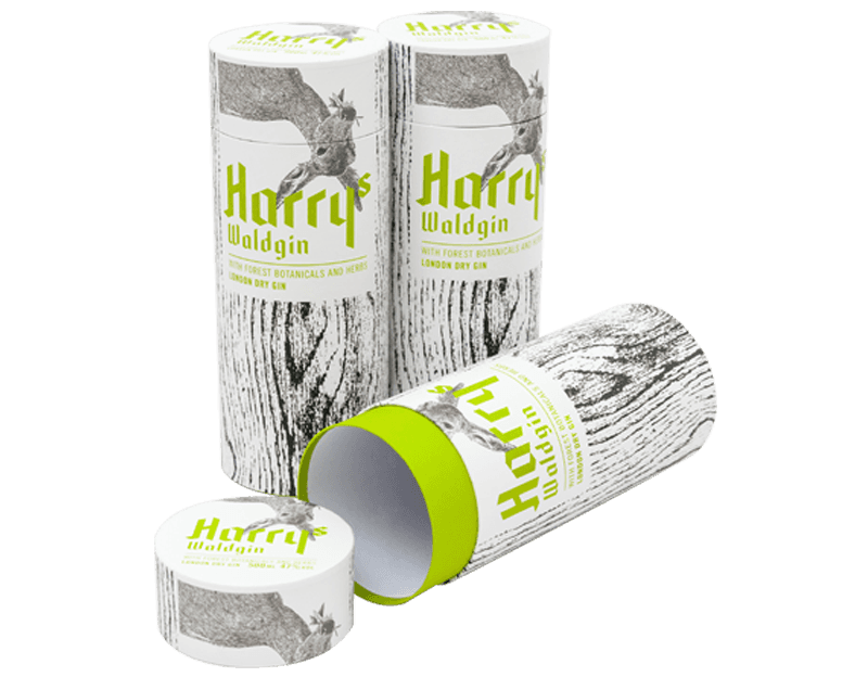 Single Paper Custom Glass Wine bottle Packaging