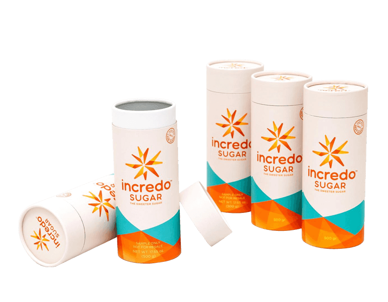 Cardboard Paper Tube Biodegradable Packaging Sugar