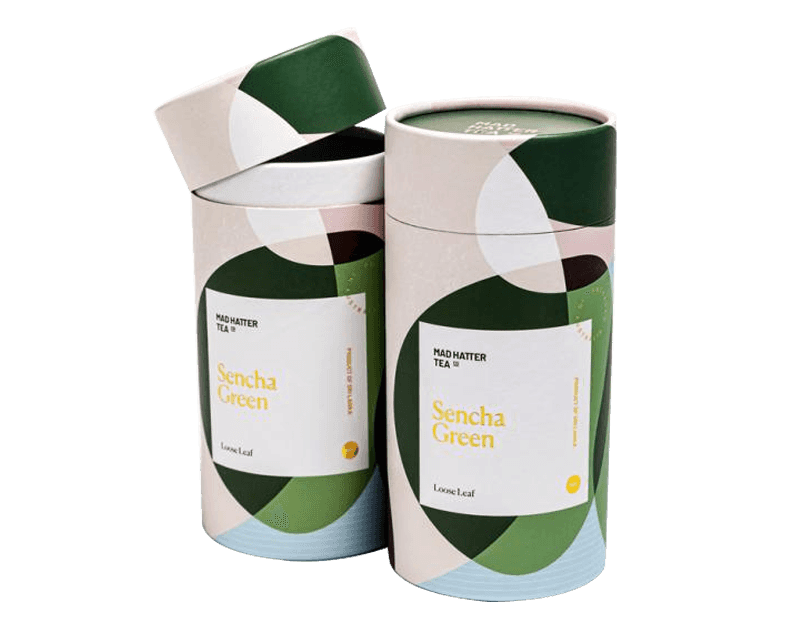  Custom Printed Round Tea Tin Case Coffee Tin Box Packaging Metal Tea Can