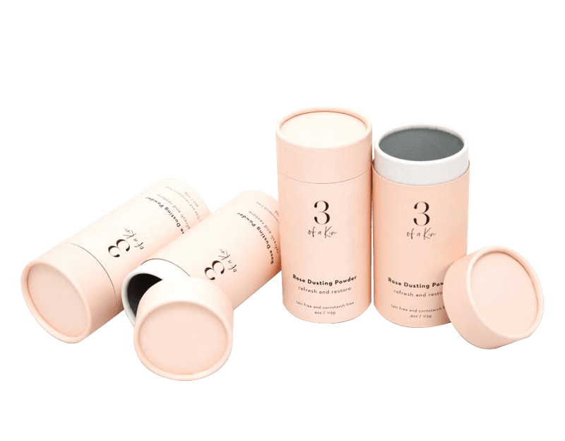 Unique Design Paper Material Talcum Dry Powder Packaging 4oz