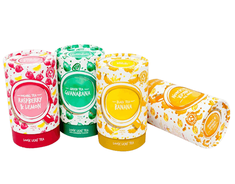 Unique Design Loose Leaf Tea Container Paper Box