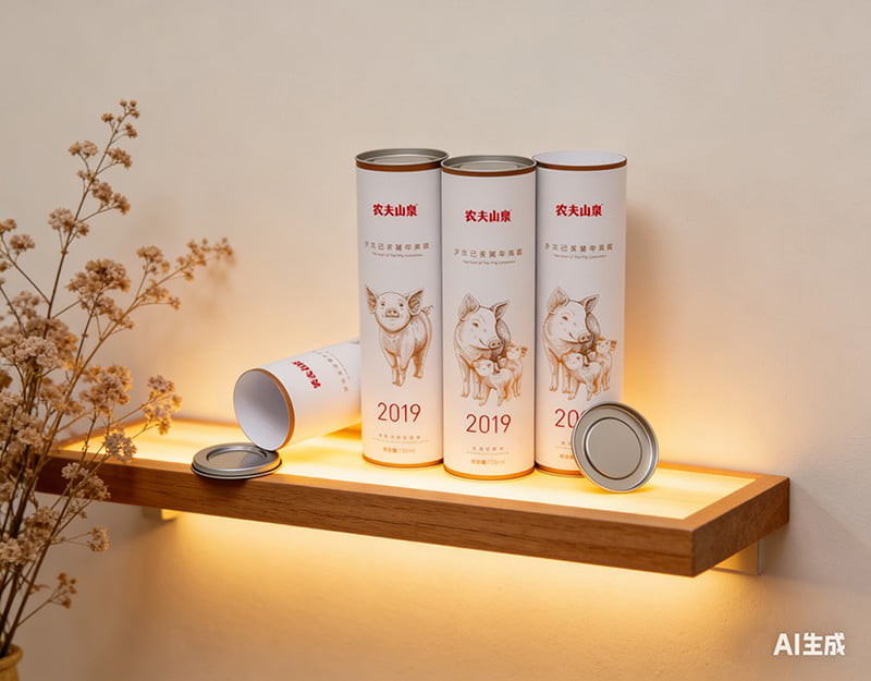 Custom High Quality white Paper Liner Wine Packaging