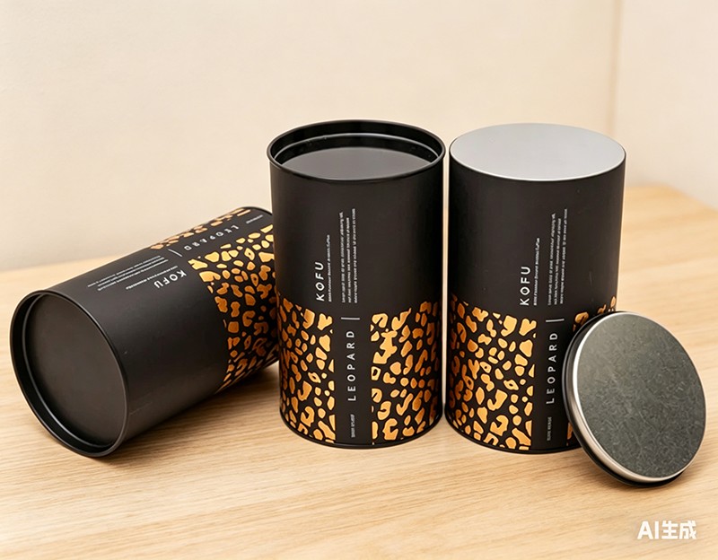 Glossy Lamination Kraft Paper Packaging for Tea