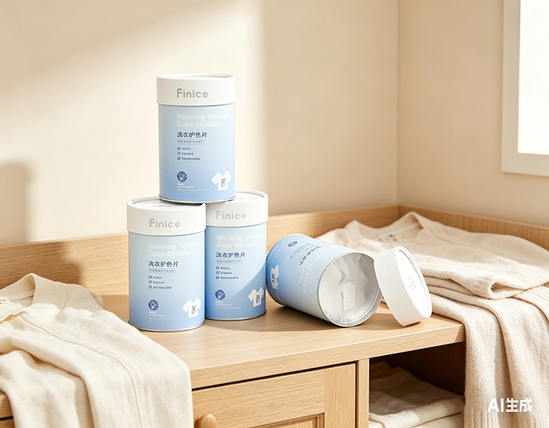 Eco-Friendly Packaging Cardboard Laundry Scent Booster Pearls Paper Tubes