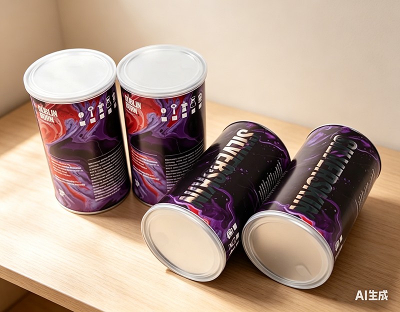 Airtight Coffee Beans Packaging Tube with Valve for 250g
