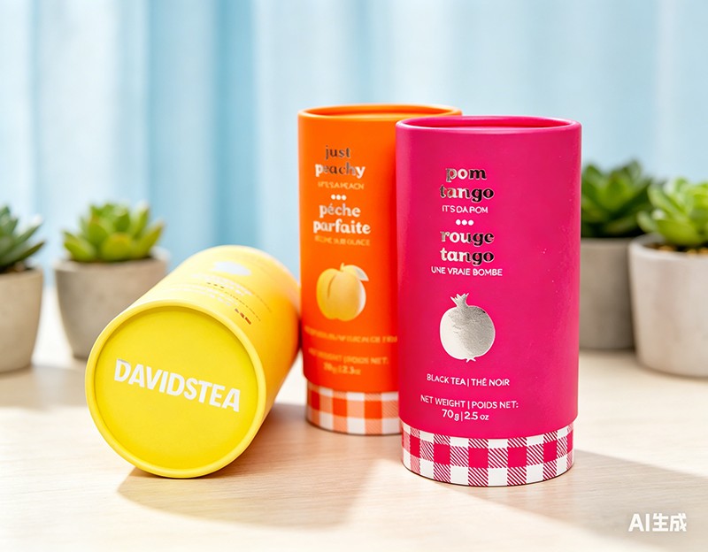 Recyclable Tea Caddy Tea Packaging