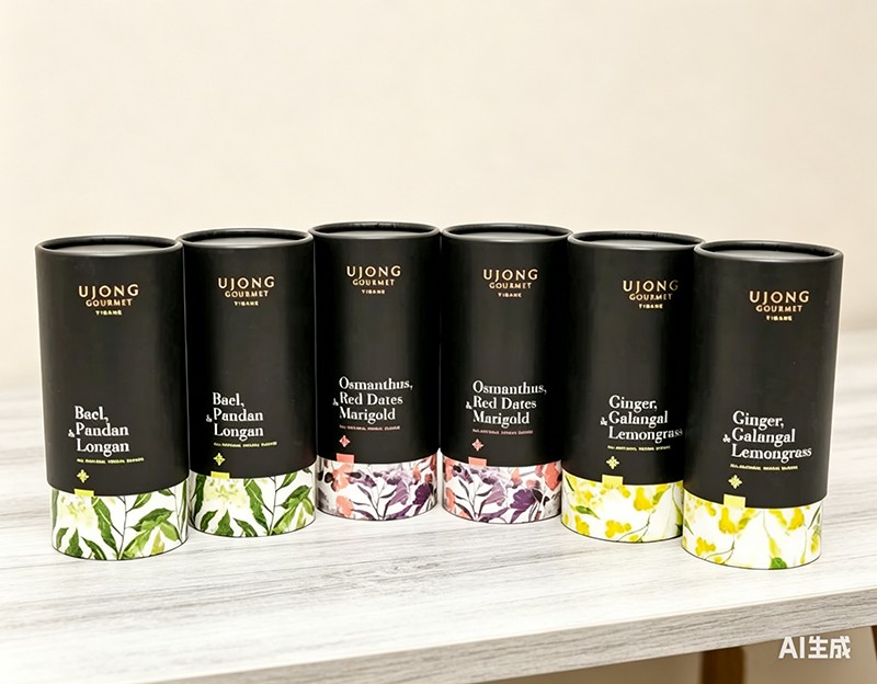 Food Grade Cardboard Tea Packaging Paper Tube