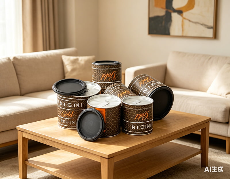 Cylinder 99*100MM Composite Tobacco Leaves Packaging