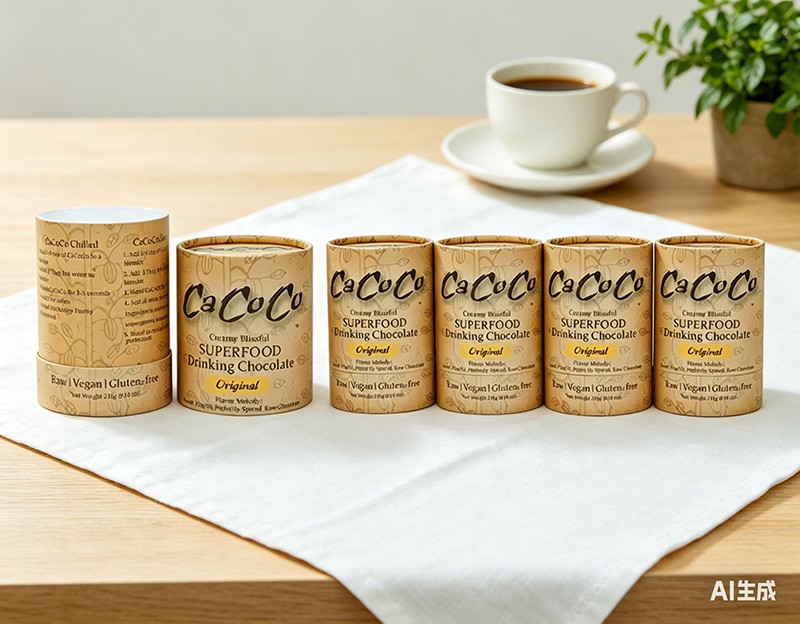 Eco Friendly Recyclable Custom Paper Tea Canister Manufacturer