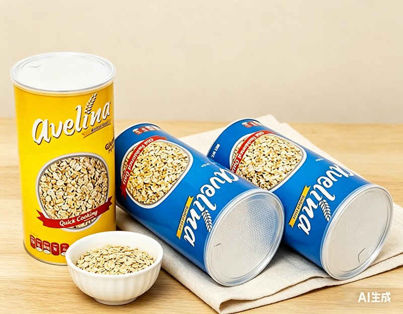 ID99*160MM FDA Paper Canister  Container Cereal Box