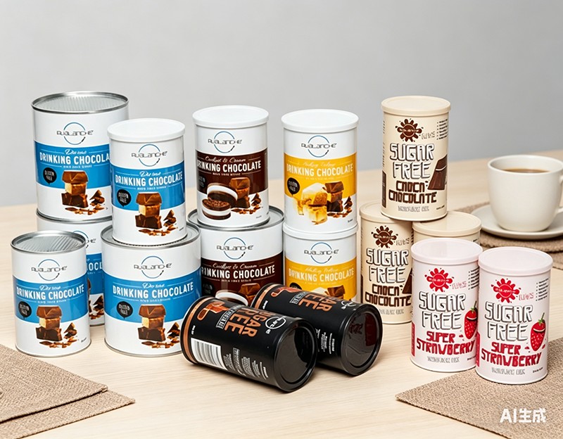 High quality Drinking Chocolate Powder Canister