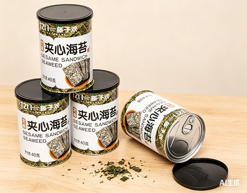 Luxury Sandwich seaweed Snack Box Packaging