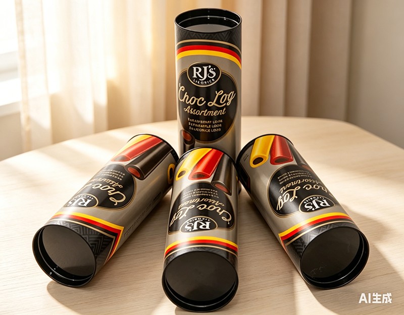 Custom Template Paper Tube Chocolate Candy Bar Packaging