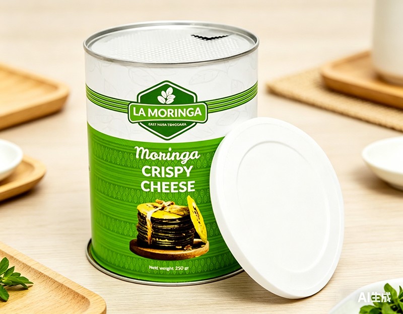 Custom Printed Paper Can Packaging for Biscuits Handmade