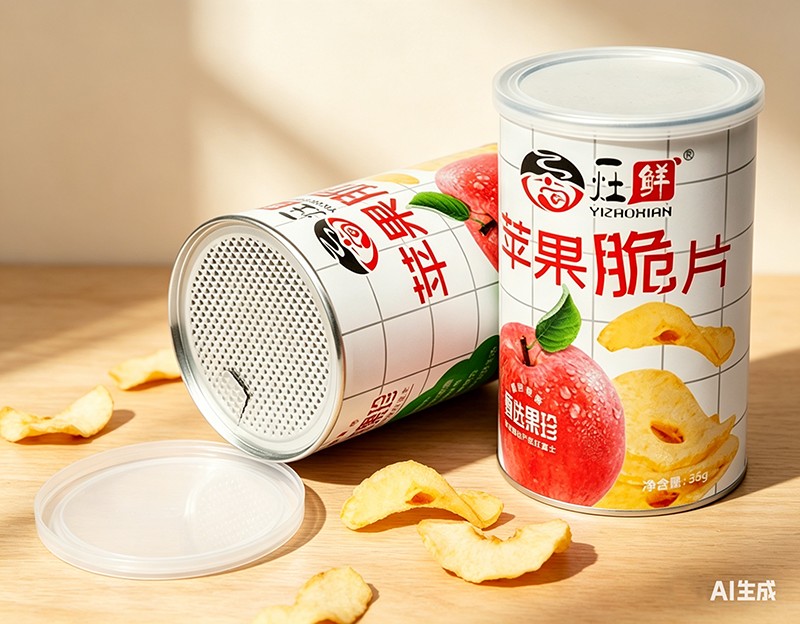Eco-Friendly Dried Food Snack Paper Composite Can Packaging Wholesale