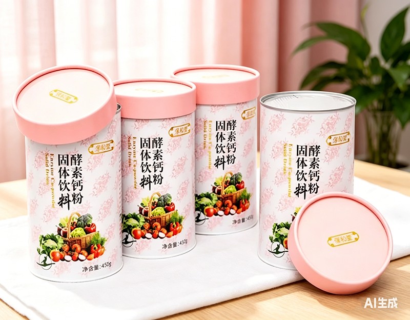 Recyclable Materials Food Safe Powder Supplement Packaging 500g