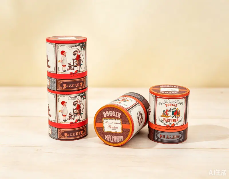 Kraft Paper Candle Gift Box