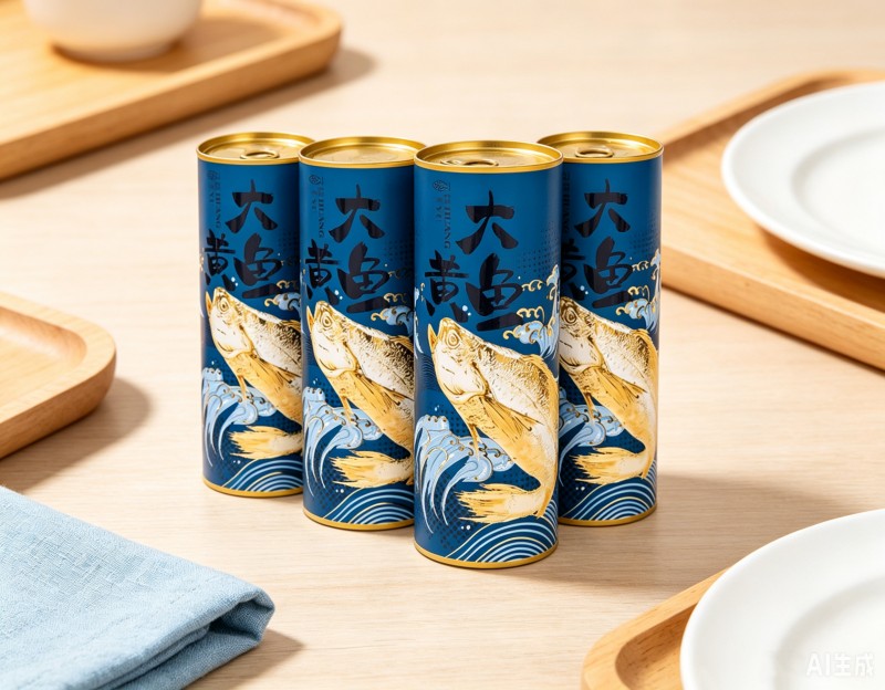 Cylinder Cardboard Dry Food Packaging Box With Tin Plug