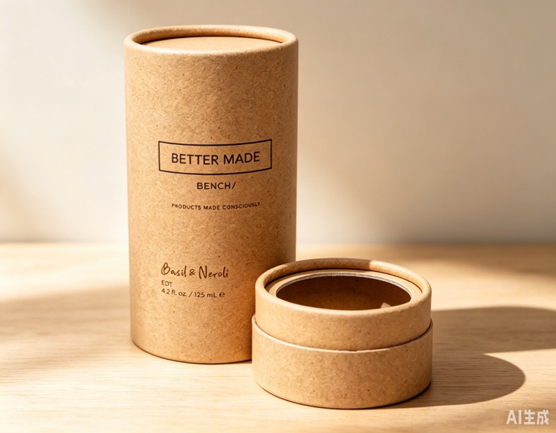 Biodegradable Kraft Paper Tube Box for Essential Oil & Fragrance Products