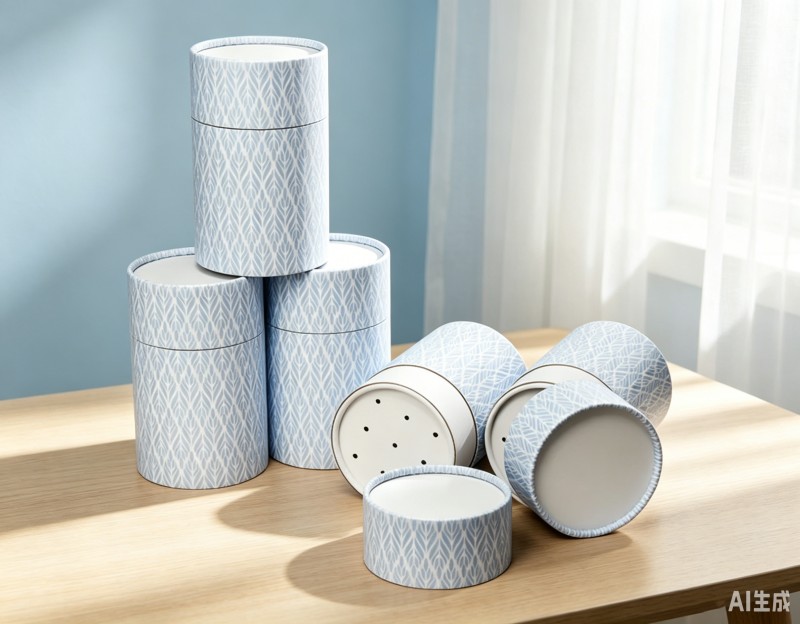 Eco Beauty Packaging OEM Service Paper Tube Sifter for Loose Powder