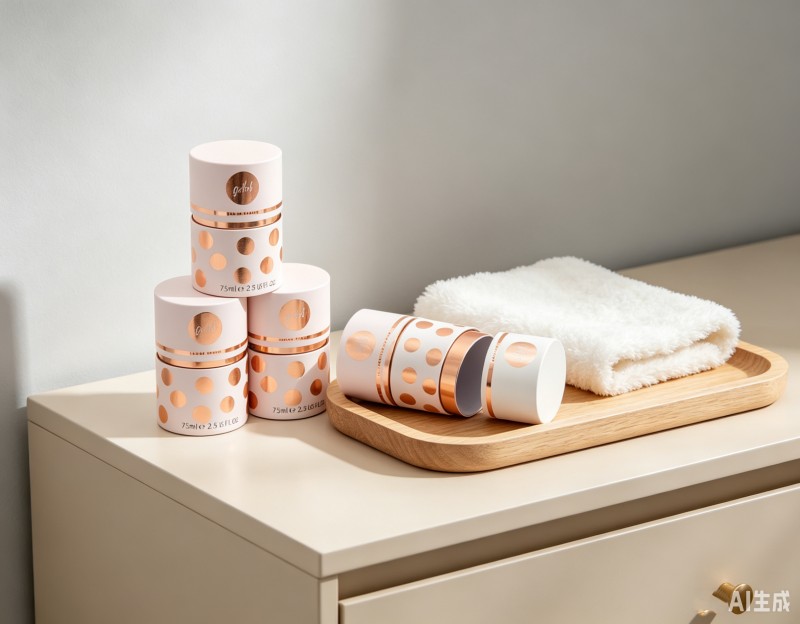 Luxury Round Paper Box Cosmetics Packaging for Skincare