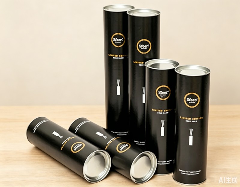 73*320MM Luxury Cylinder Reed Diffuser Packaging Boxes