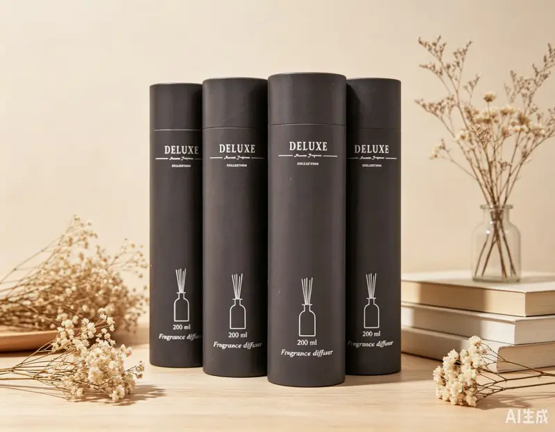 73*320MM Luxury Cylinder Reed Diffuser Packaging Boxes