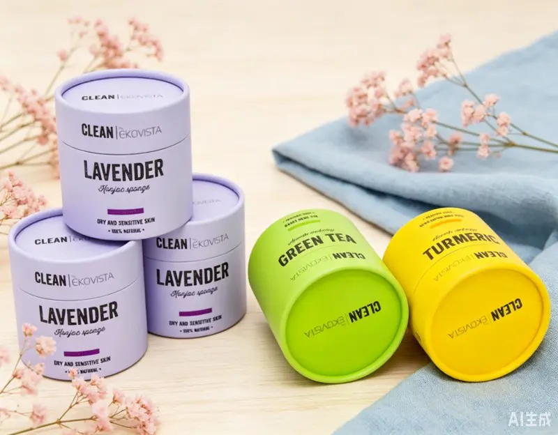 Design Cosmetic Makeup Sponge Packaging