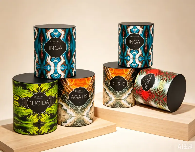 Recycled Materials Candle Box Packaging
