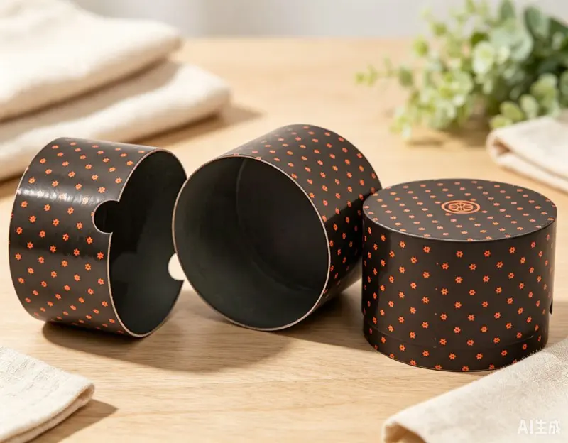 73*220MM luxury cylinder black candle jars packing