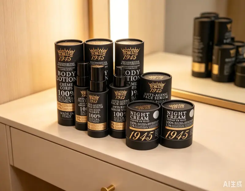 Fancy Cardboard 100ml Cosmetic Packaging Box