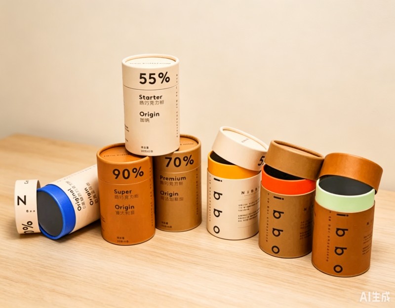 Custom Design Chocolate Packing Box Round