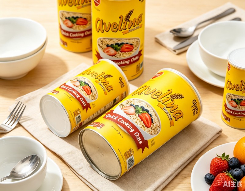 Airtight Composite Paper Canister For Cereal Packaging | Fresh-Keeping Container