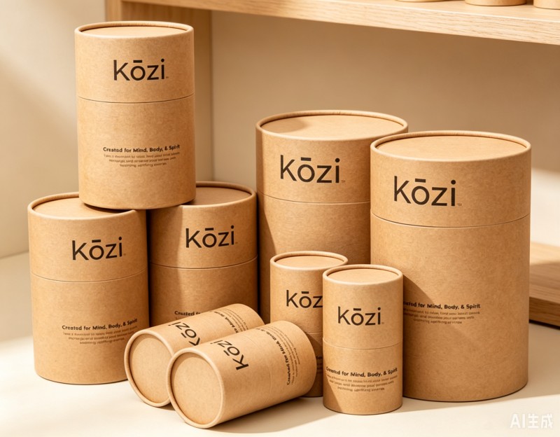 Custom Logo Biodegradable Kraft Papier Pillow Box