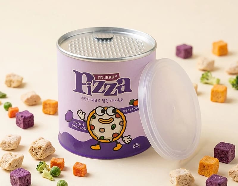 Pet Snacks Paper Tube Packaging