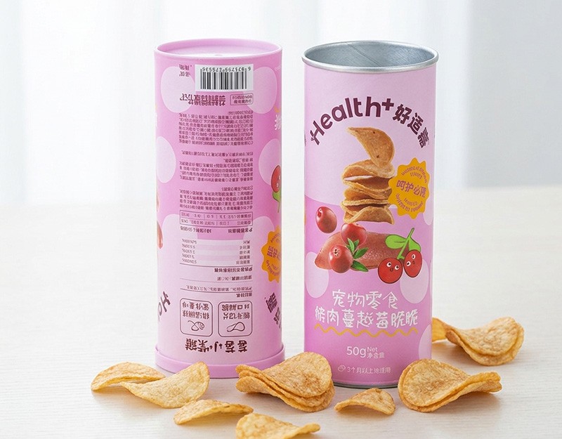 Easy Tear Off Membrane Top Potato Chip Jar